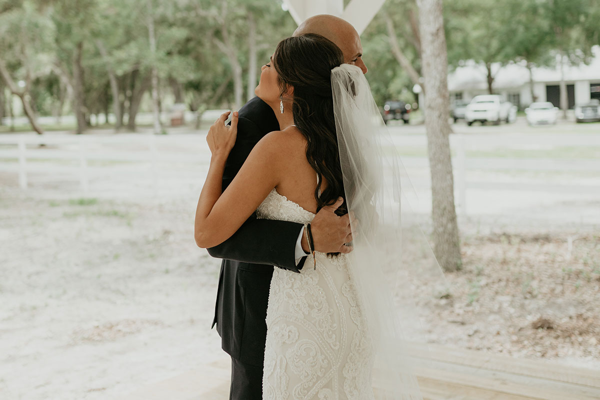 Madi bride with father