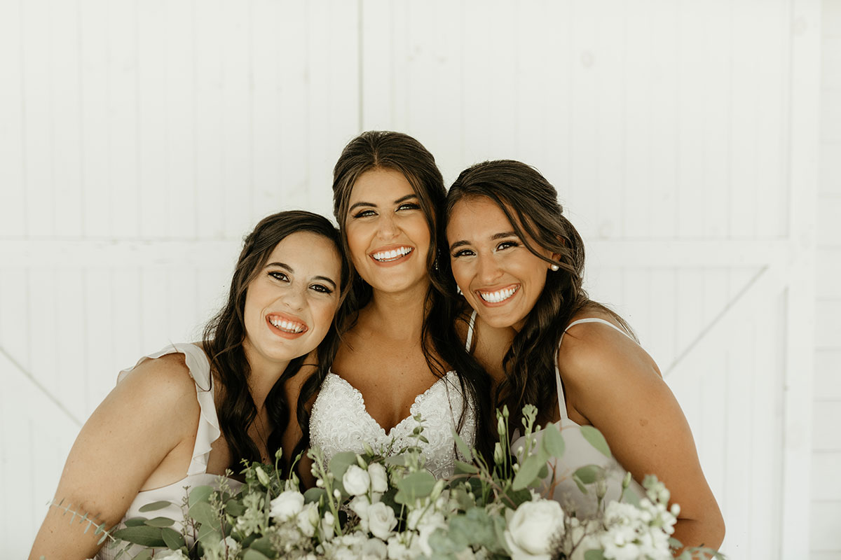 Madi with bridesmaids