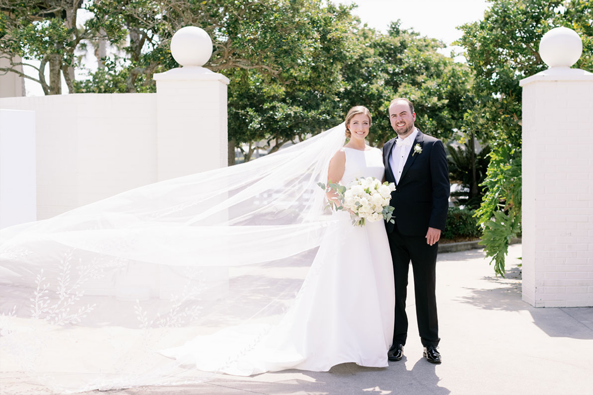 Bride (Clare) and groom