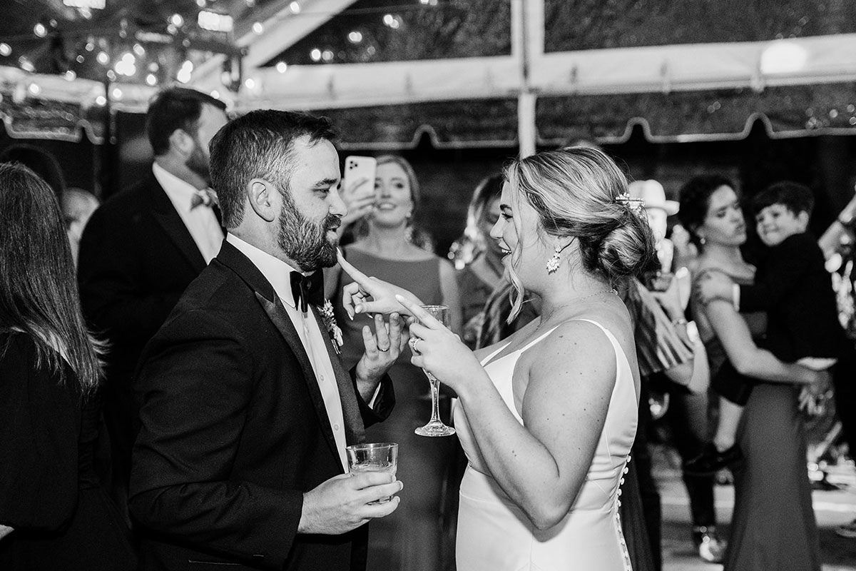 Bride and Groom on the Dancefloor