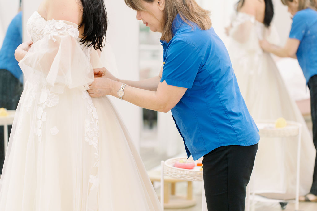 For the bride- dress hangers - Abby Grace Blog